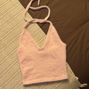 Gymshark Light Pink Fuzzy Camisole